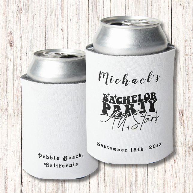 Rafraîchisseur Pour Canette Crayon personnalisé | Bachelor Party Toutes les ét (Créateur téléchargé)