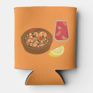 Rafraîchisseur Pour Canette Crevettes et Sangria