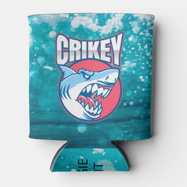 Rafraîchisseur Pour Canette Crickey, Esprit Australien, Croc Can Cooler (Devant)