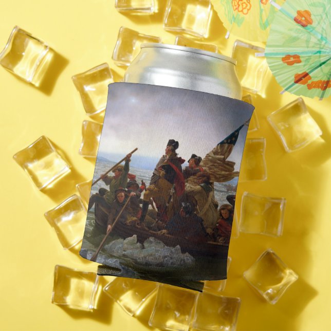 Rafraîchisseur Pour Canette Crossing Delaware 1776 : Général George Washington (Été in situ)