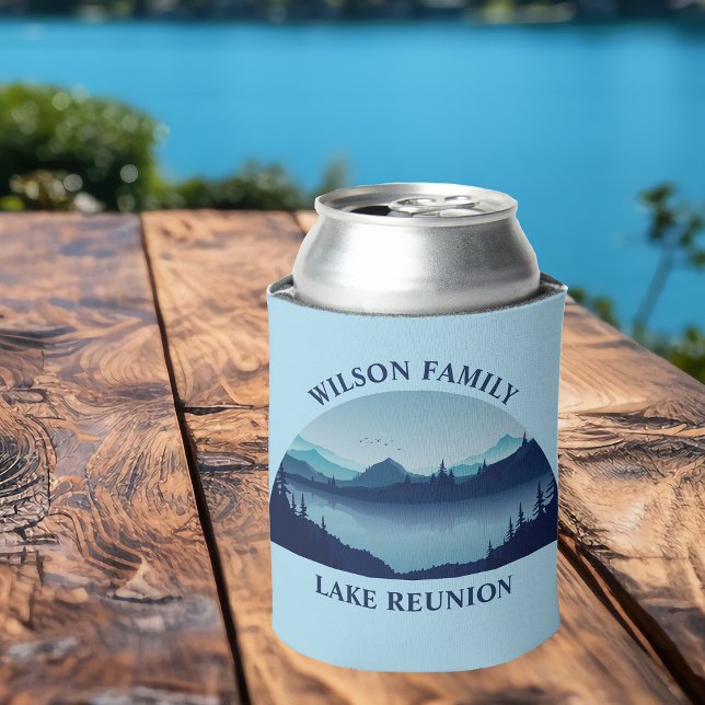 Rafraîchisseur Pour Canette Custom Lake House Famille Réunion Vacances d'été (Créateur téléchargé)