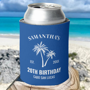 Rafraîchisseur Pour Canette Custom Vacation 20th 30th 40th 50th Birthday Squad