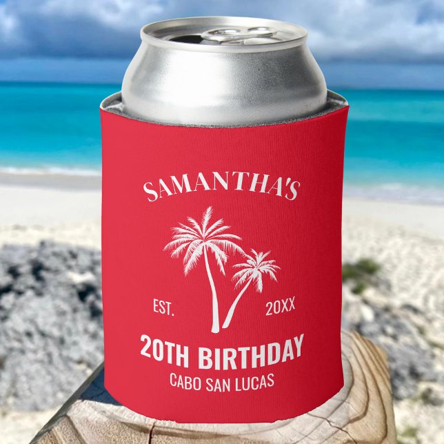 Rafraîchisseur Pour Canette Custom Vacation 20th 30th 40th 50th Birthday Squad (Créateur téléchargé)