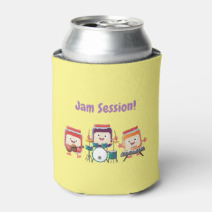 Rafraîchisseur Pour Canette Cute confiture session dessin animé musicien humou