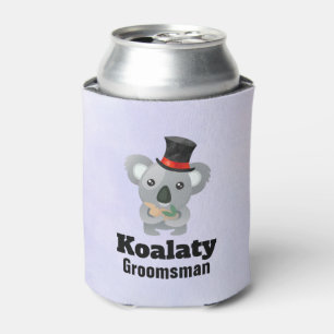 Rafraîchisseur Pour Canette Cute Koala Pun Koalaty Groomsman