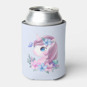 Rafraîchisseur Pour Canette Cute & Magique Baby Unicorne avec gros yeux