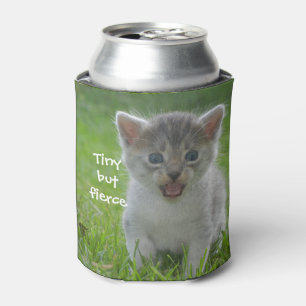 Rafraîchisseur Pour Canette Cute Meow Kitten Minuscule mais Fierce