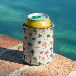 Rafraîchisseur Pour Canette Cute Motif de champignons Moderne Style tendance