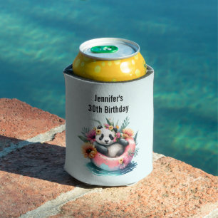 Rafraîchisseur Pour Canette Cute Panda Chilling dans un tube intérieur