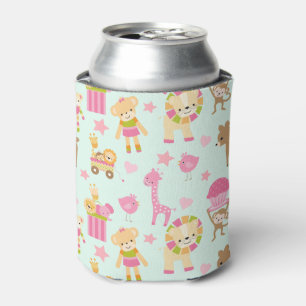 Rafraîchisseur Pour Canette Cute Pattern avec Whimsical Animals & Toys