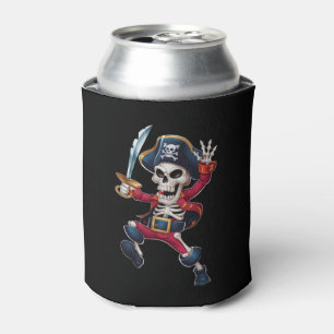 Rafraîchisseur Pour Canette Dabbing Skeleton Pirate Halloween Jolly roger pour
