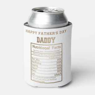 Rafraîchisseur Pour Canette daddy informations nutritionnelles fête des pères