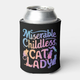 Rafraîchisseur Pour Canette Dame de chat misérable sans enfants