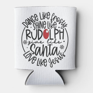 Rafraîchisseur Pour Canette Dansez comme Frosty Brillez comme Rudolph Noël
