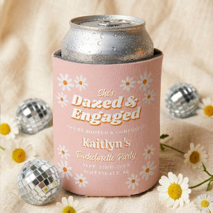 Rafraîchisseur Pour Canette Déboussolée & Fiancée Fête de Fiançailles Groovy d