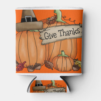 Rafraîchisseur Pour Canette Décor Thanksgiving