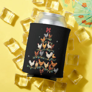 Rafraîchisseur Pour Canette Décoration de sapin de Noël en forme de poulet pou
