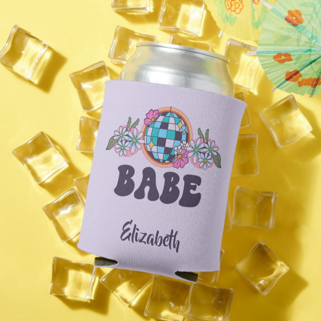 Rafraîchisseur Pour Canette Dernier Disco Retro Bachelorette Can Cooler (Été in situ)