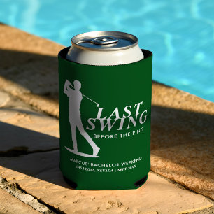 Rafraîchisseur Pour Canette Dernier Tour de Swing avant le Bachelor de Golf
