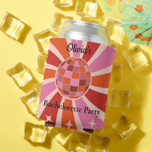 Rafraîchisseur Pour Canette Dernière Disco Retro Bachelorette fête personnalis