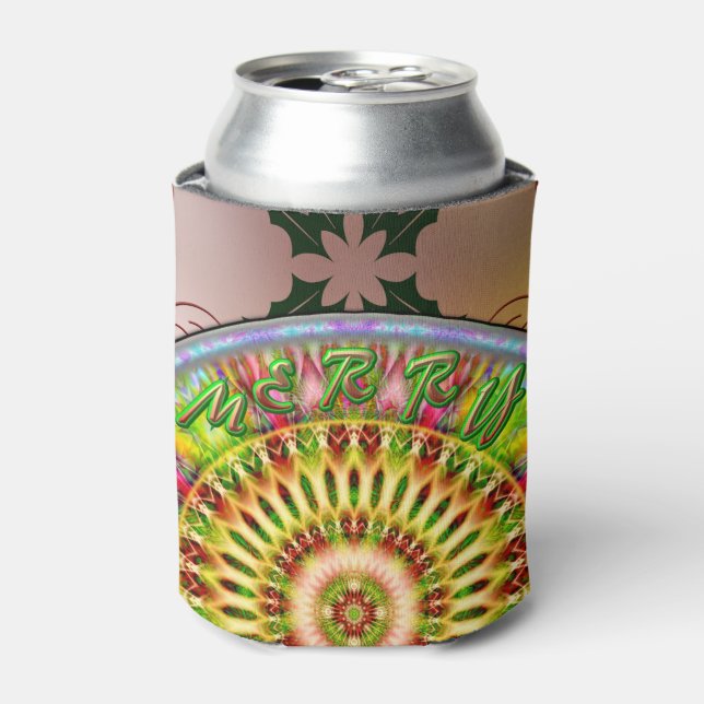 Rafraîchisseur Pour Canette Design de rennes de Noël moche (Can devant)