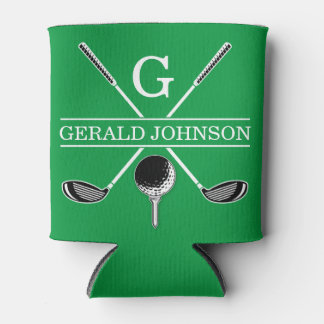Rafraîchisseur Pour Canette Design élégant de monogramme de golf
