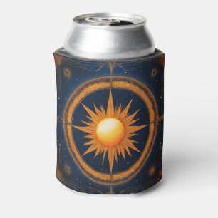 Rafraîchisseur Pour Canette Design graphique Eclipse solaire Ajouter un nom
