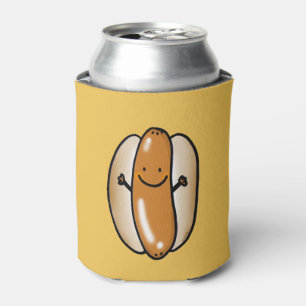 Rafraîchisseur Pour Canette dessin animé barbecue hot dog saucisse