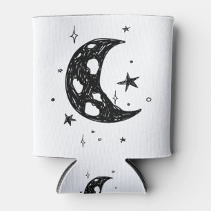Rafraîchisseur Pour Canette Dessin de Cute Moon et d'étoiles