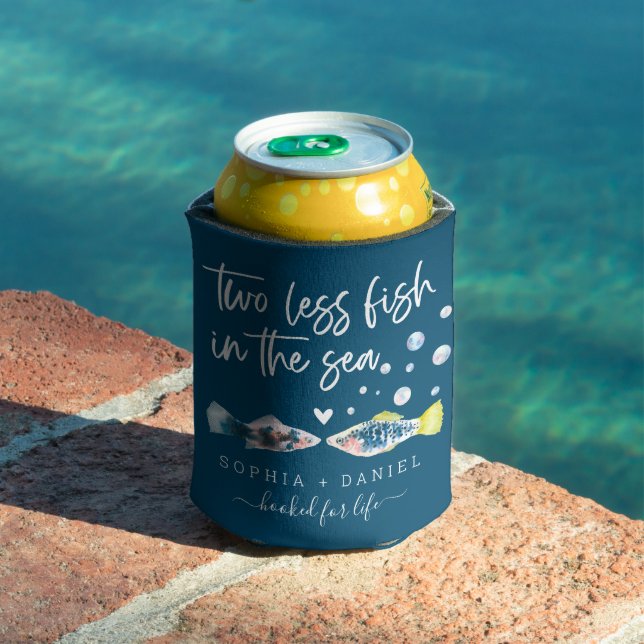 Rafraîchisseur Pour Canette Deux Poissons de moins dans la mer Mariage (Piscine in situ)