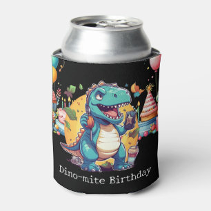 Rafraîchisseur Pour Canette Dinosaur fête d'anniversaire