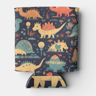 Rafraîchisseur Pour Canette Dinosaur Motif sans couture