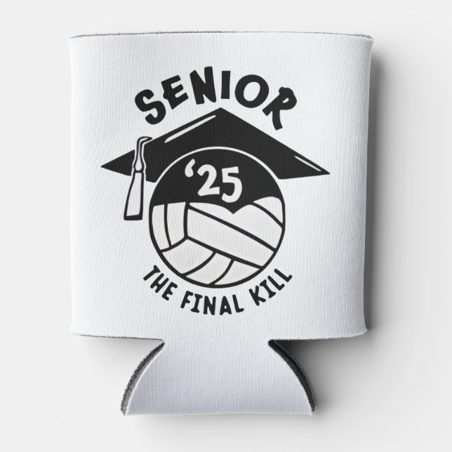 Rafraîchisseur Pour Canette Diplôme supérieur de volley-ball 2025 (Devant)
