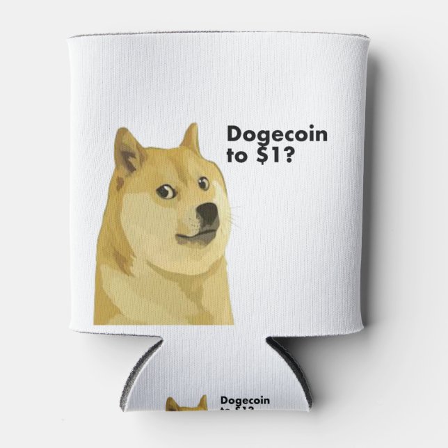Rafraîchisseur Pour Canette Dogecoin à 1 $ ? (Devant)