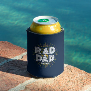 Rafraîchisseur Pour Canette Don de Rad Papa Kid au père Typographie blanche