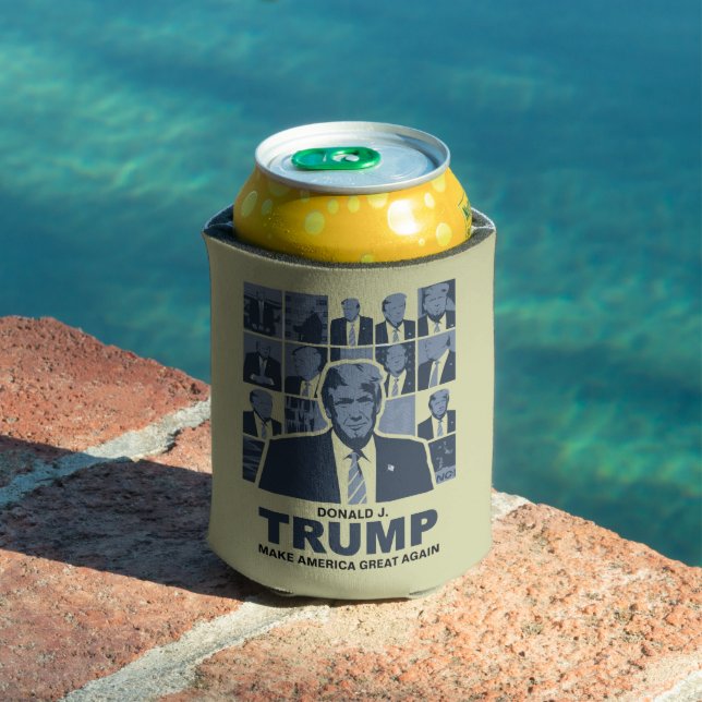 RAFRAÎCHISSEUR  POUR CANETTE DONALD TRUMP (Piscine in situ)