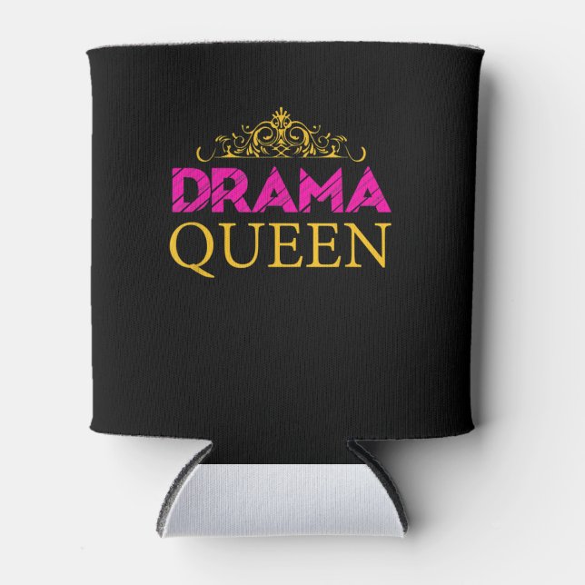 Rafraîchisseur Pour Canette Drama Queen Crown Actrice intérimaire Broadway (Devant)
