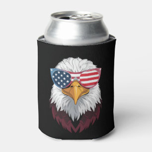 Rafraîchisseur Pour Canette Drapeau américain Aigle patriotique 4 juillet