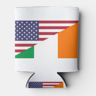 Rafraîchisseur Pour Canette Drapeau américain irlandais des USA Irlande de