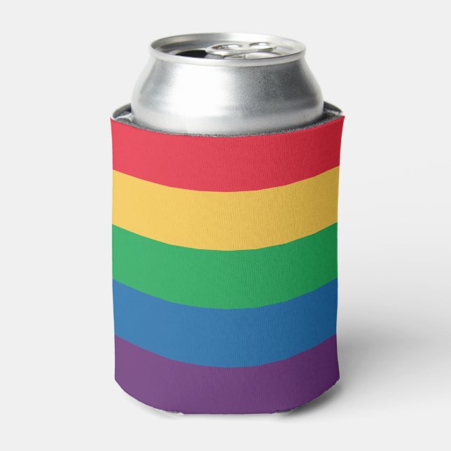 Rafraîchisseur Pour Canette Drapeau arc-en-ciel peut refroidir (Can devant)