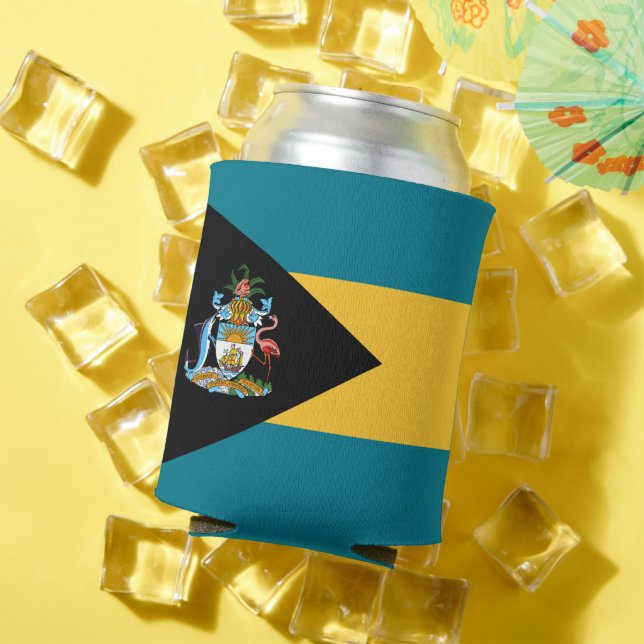 Rafraîchisseur Pour Canette Drapeau Bahamas (Été in situ)