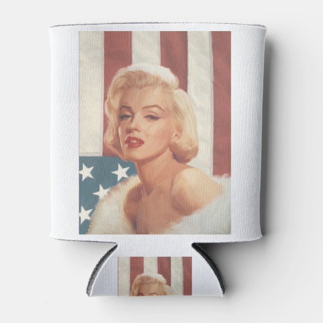 Rafraîchisseur Pour Canette Drapeau CC15 Marilyn ZAZZ (Devant)