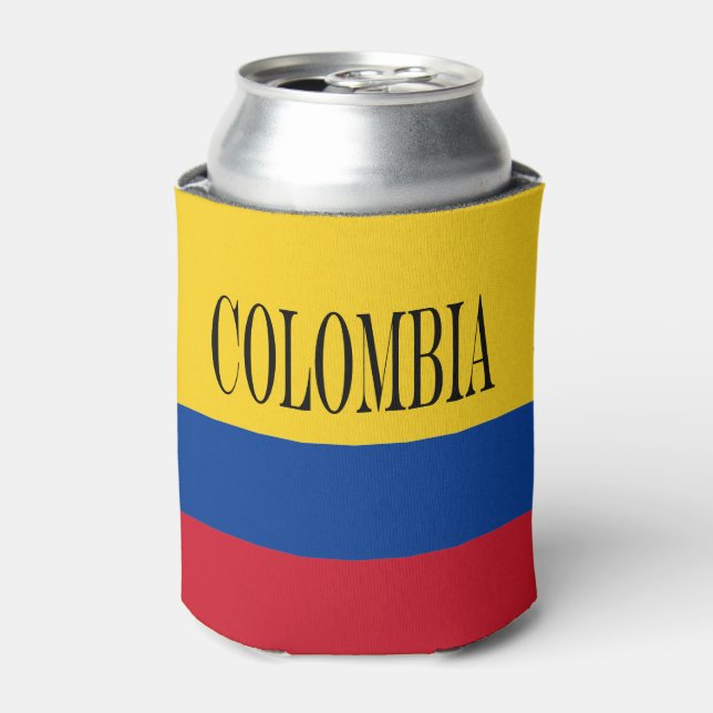 Rafraîchisseur Pour Canette Drapeau Colombie - Bandera De Colombia (Can devant)