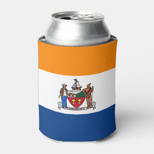Rafraîchisseur Pour Canette Drapeau d'Albany, New York (Can devant)