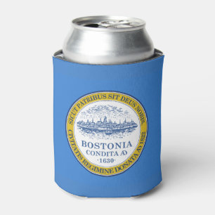 Rafraîchisseur Pour Canette Drapeau de Boston, Massachusetts peut refroidir