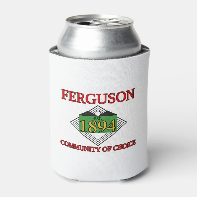 Rafraîchisseur Pour Canette Drapeau de Ferguson, Missouri (Can devant)