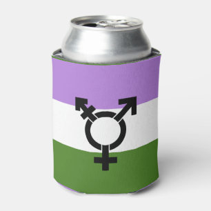 Rafraîchisseur Pour Canette Drapeau de fierté genderqueer