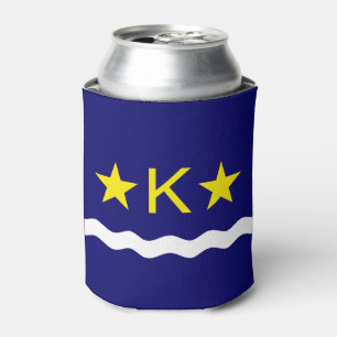 Rafraîchisseur Pour Canette Drapeau de Kinshasa, Congo Can Cooler