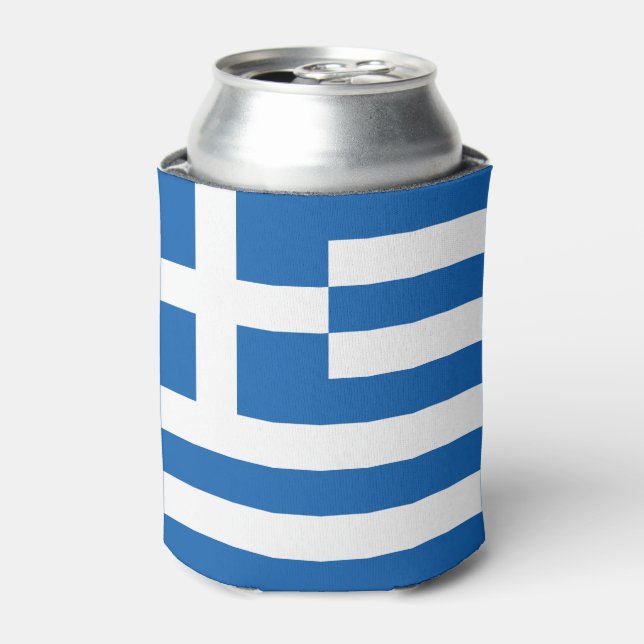 Rafraîchisseur Pour Canette Drapeau de la Grèce (Can devant)
