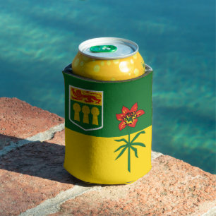 Rafraîchisseur Pour Canette Drapeau de la Saskatchewan (CANADA)